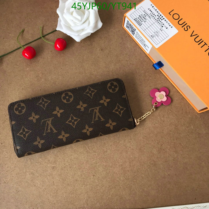 LV Bags-(Mirror)-Wallet-,Code: YT941,$: 45USD