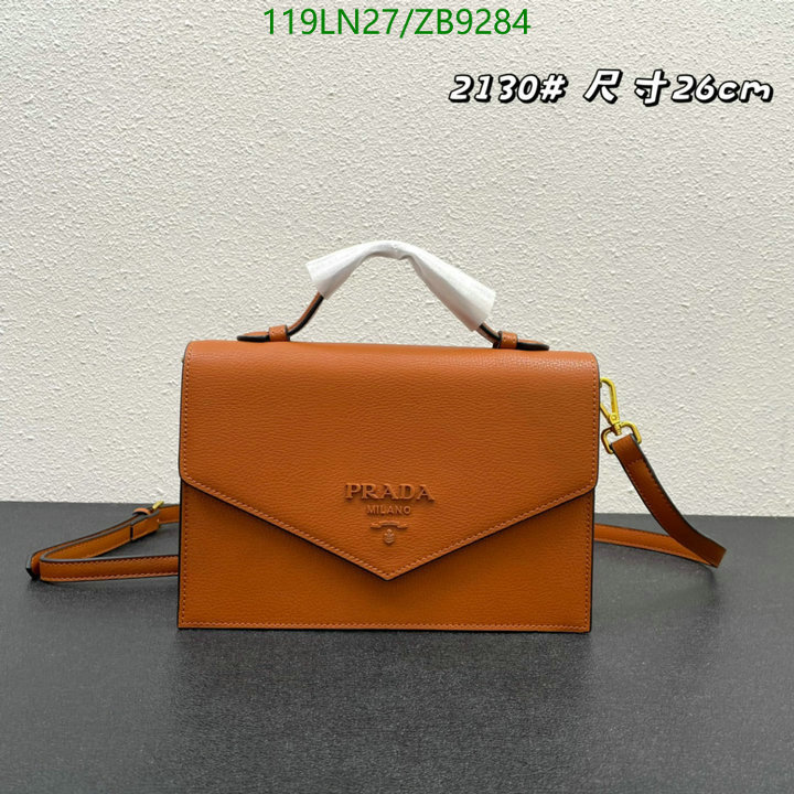 Prada Bag-(4A)-Diagonal-,Code: ZB9284,$: 119USD