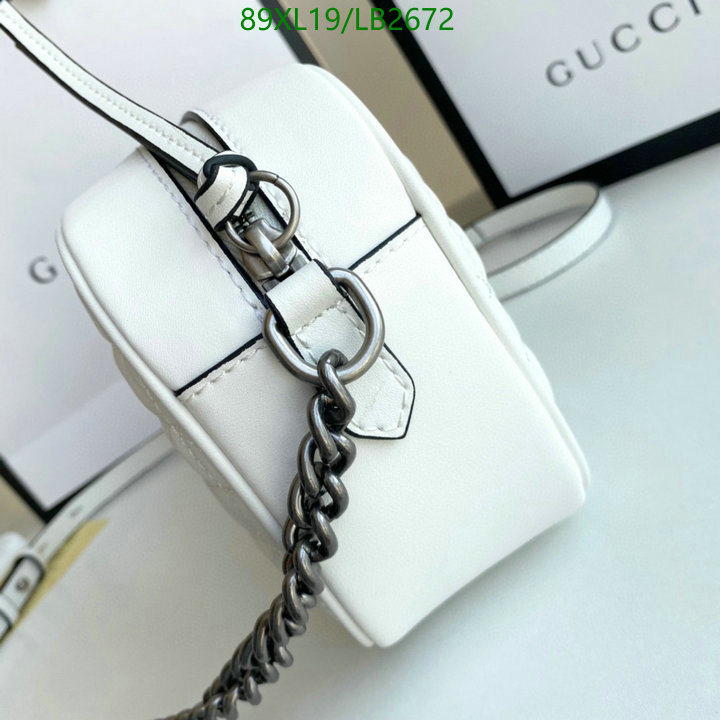 Gucci Bag-(4A)-Marmont,Code: LB2672,$: 89USD