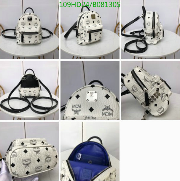 MCM Bag-(Mirror)-Backpack-,Code: B081305,$: 109USD