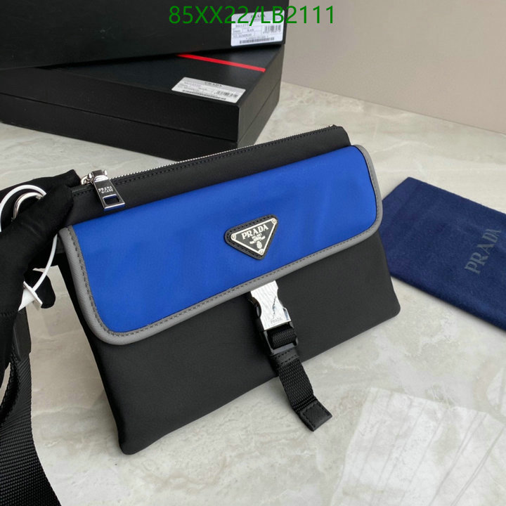 Prada Bag-(Mirror)-Diagonal-,Code: LB2111,$: 85USD