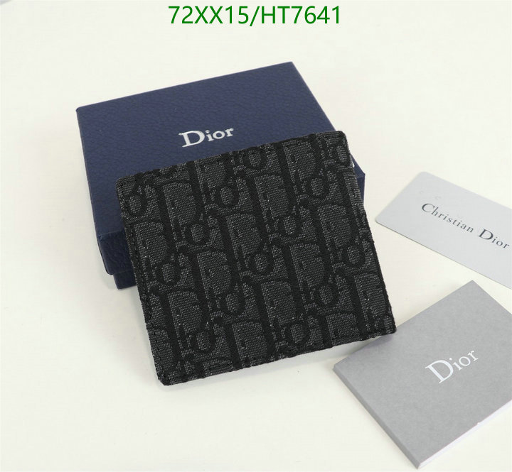 Dior Bags -(Mirror)-Wallet-,Code: HT7641,$: 72USD