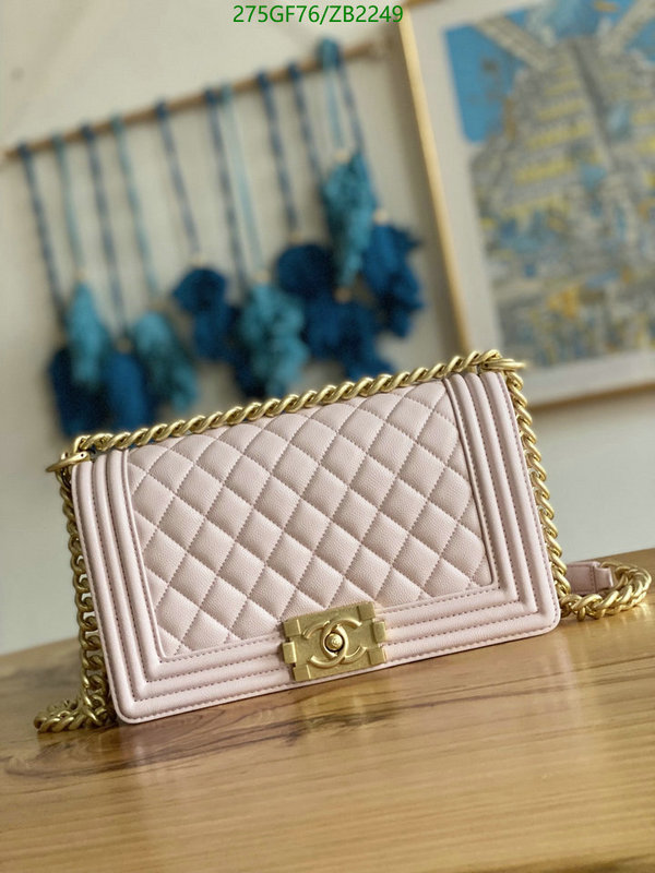 Chanel Bags -(Mirror)-Le Boy,Code: ZB2249,$: 275USD