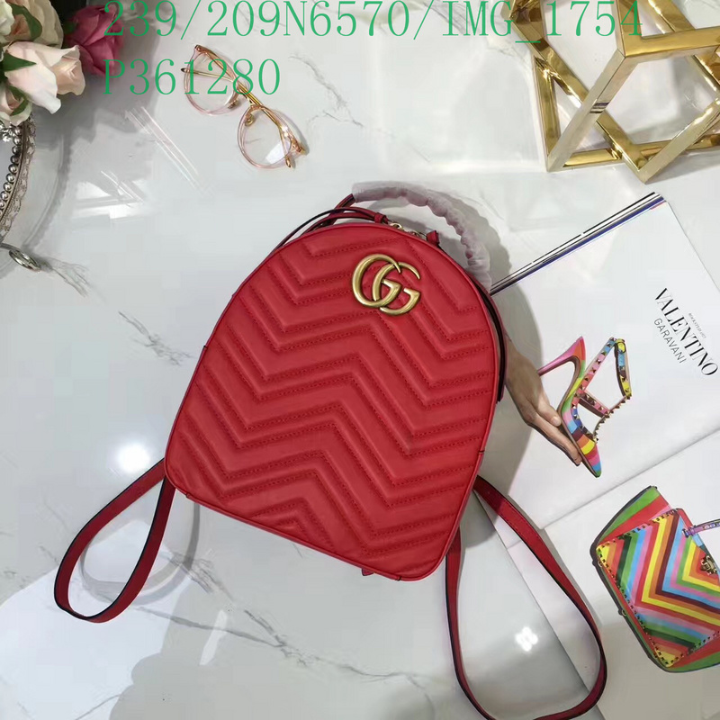 Gucci Bag-(Mirror)-Backpack-,Code: GGB112753,$: 239USD