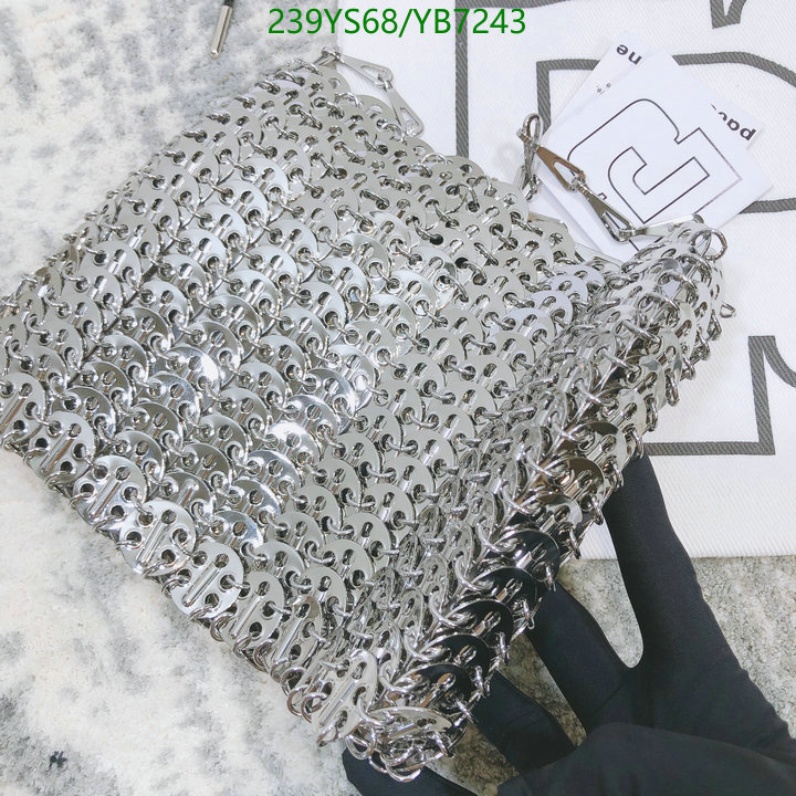 Paco Rabanne Bag-(Mirror)-Diagonal-,Code: YB7243,$: 239USD