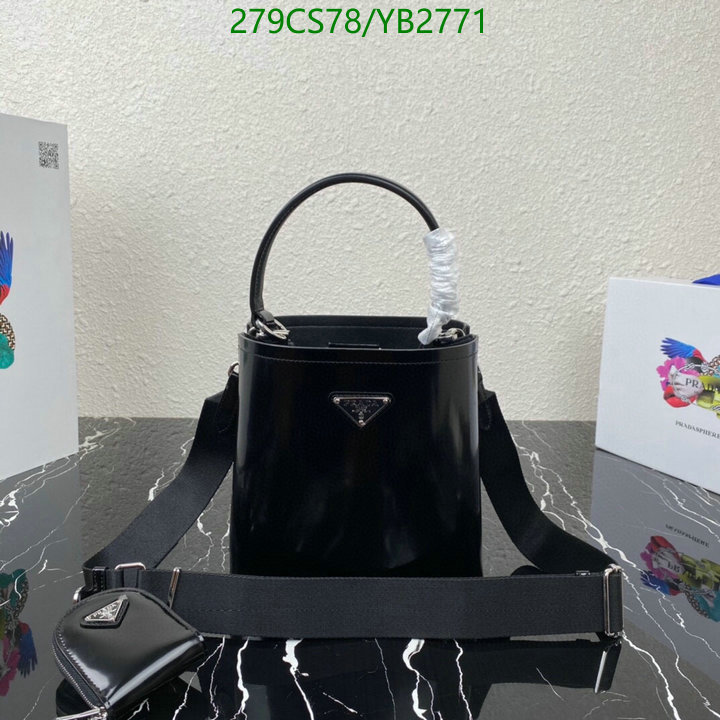 Prada Bag-(Mirror)-Diagonal-,Code: YB2771,$: 279USD