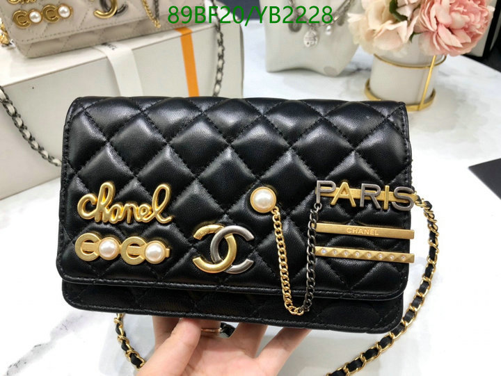 Chanel Bags ( 4A )-Diagonal-,Code: YB2228,$: 89USD