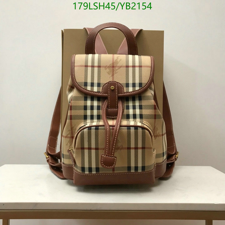 Burberry Bag-(Mirror)-Backpack-,Code: YB2154,$: 179USD