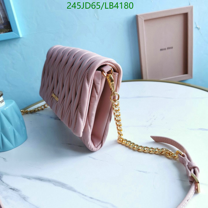 Miu Miu Bag-(Mirror)-Diagonal-,Code: LB4180,$: 245USD