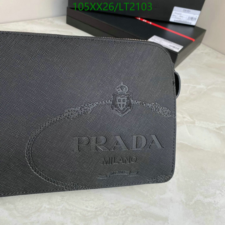 Prada Bag-(Mirror)-Wallet-,Code: LT2103,$: 105USD