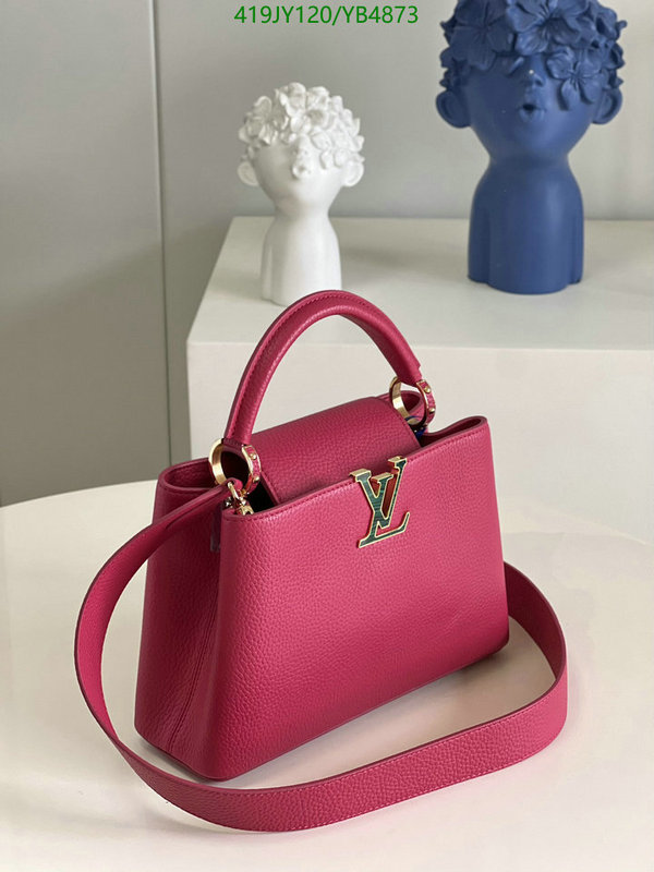 LV Bags-(Mirror)-Handbag-,Code: YB4873,