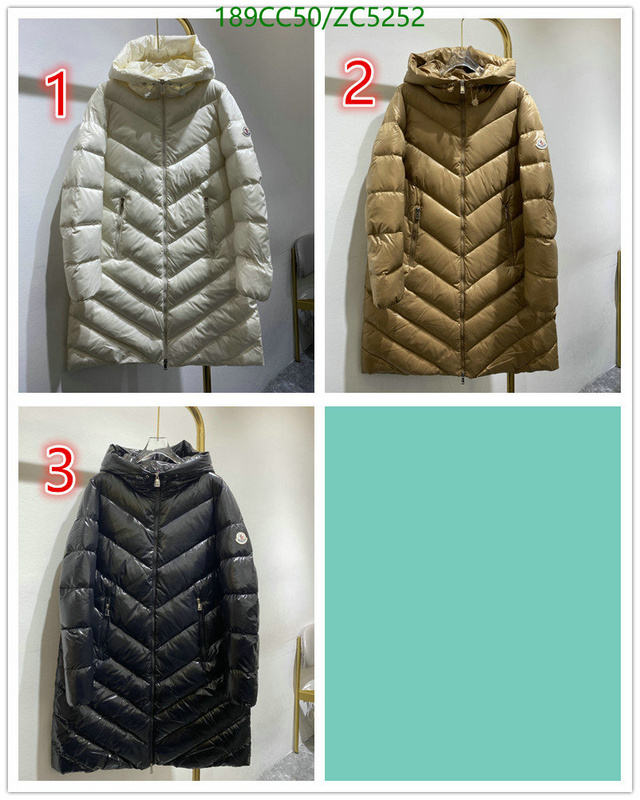 Down jacket Women-Moncler, Code: ZC5252,$: 189USD