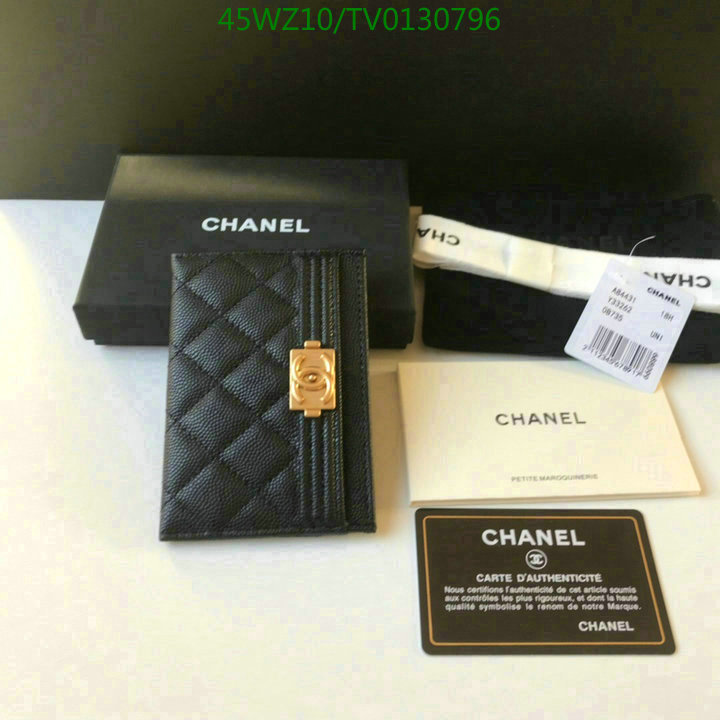 Chanel Bags ( 4A )-Wallet-,Code: TV0130796,$: 45USD