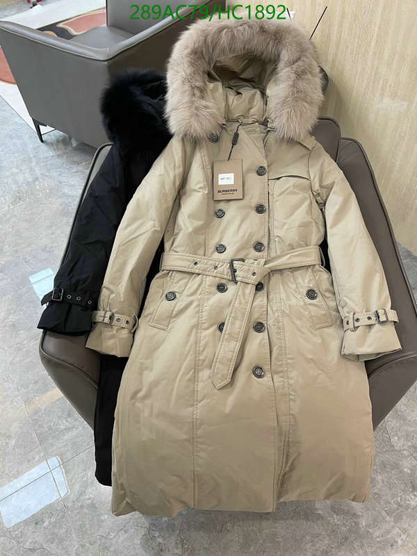 Down jacket Women-Burberry, Code: HC1892,$: 289USD