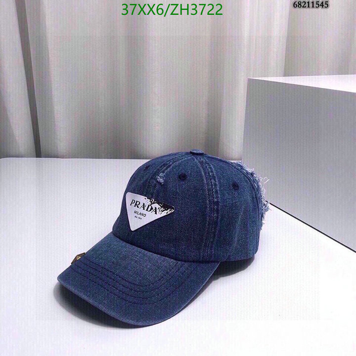 Cap -(Hat)-Prada, Code: ZH3722,$: 37USD