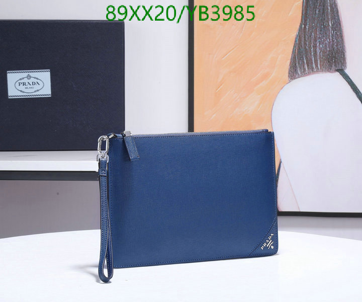 Prada Bag-(Mirror)-Clutch-,Code: YB3985,$: 89USD