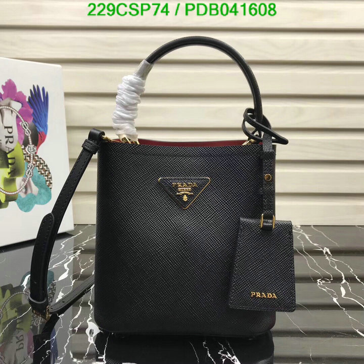 Prada Bag-(Mirror)-Diagonal-,Code: PDB041608,$: 229USD