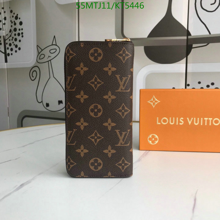 LV Bags-(4A)-Wallet-,Code: KT5446,$: 55USD