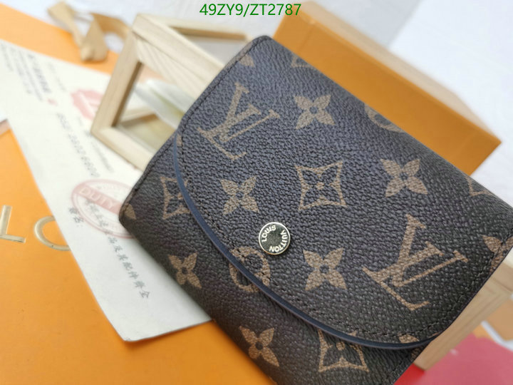 LV Bags-(4A)-Wallet-,Code: ZT2787,$: 49USD