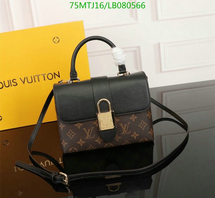 LV Bags-(4A)-Handbag Collection-,Code: LB080566,$: 75USD