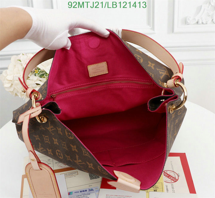 LV Bags-(4A)-Handbag Collection-,Code: LB121413,$: 92USD