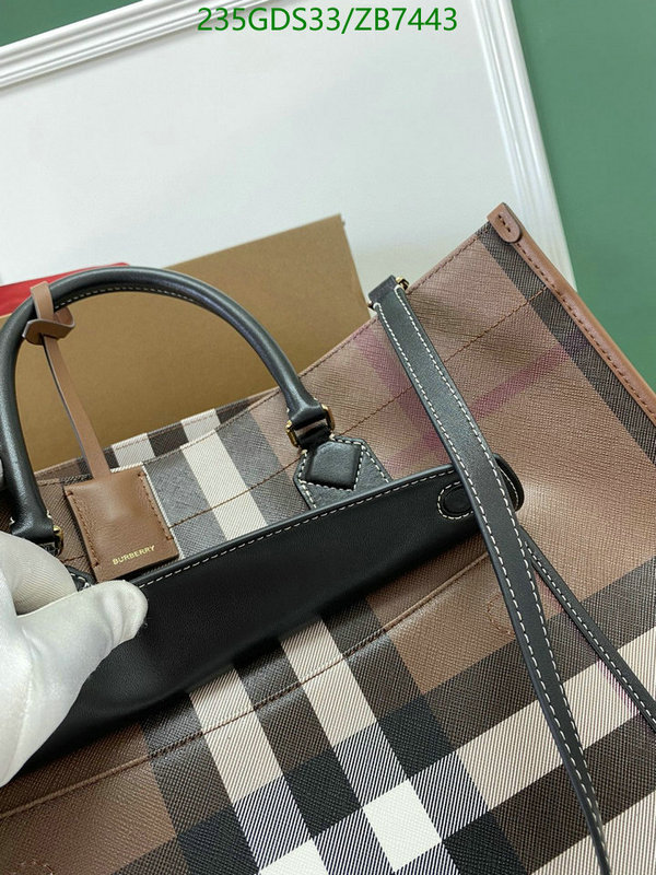 Burberry Bag-(Mirror)-Handbag-,Code: ZB7443,$: 235USD