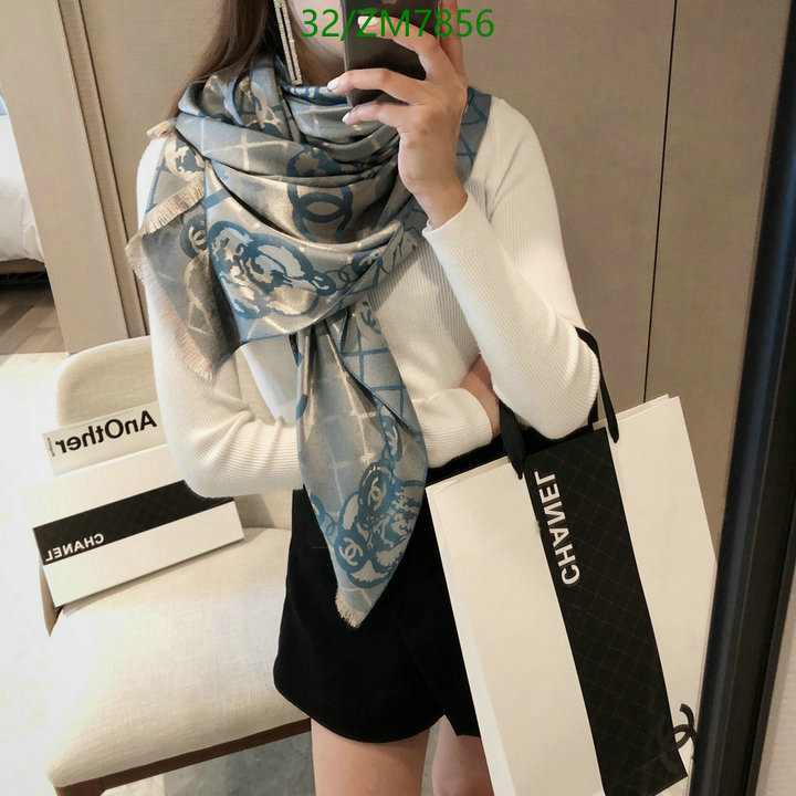 Scarf-Chanel, Code: ZM7856,$: 32USD