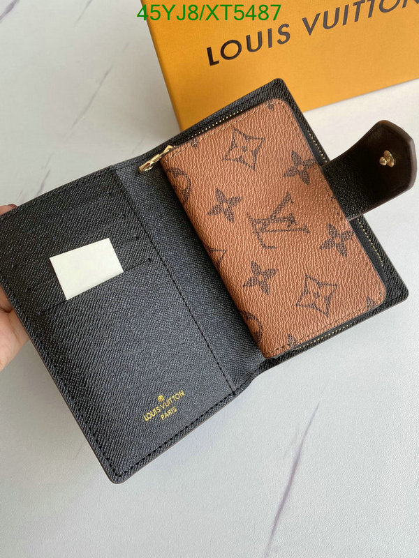 LV Bags-(4A)-Wallet-,Code: XT5487,$: 45USD