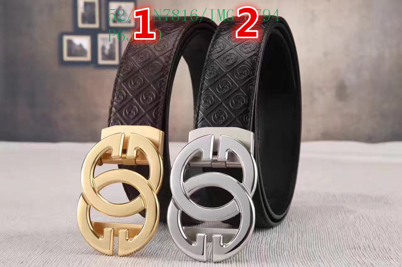 Belts-Gucci, Code： GGP122652,$: 52USD