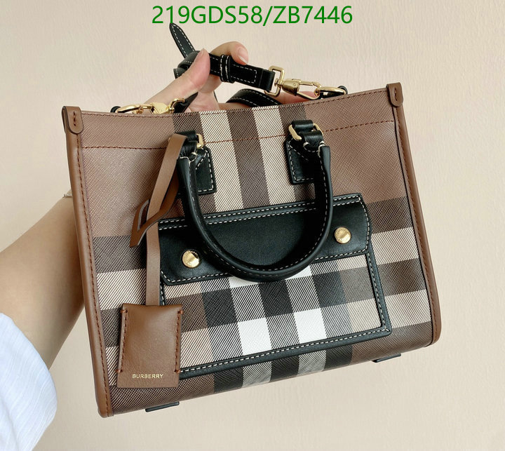 Burberry Bag-(Mirror)-Handbag-,Code: ZB7446,$: 219USD