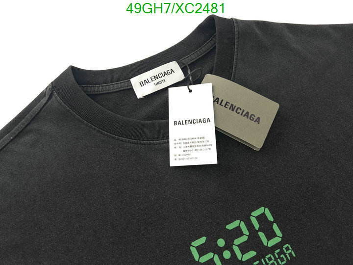 Clothing-Balenciaga, Code: XC2481,$: 49USD