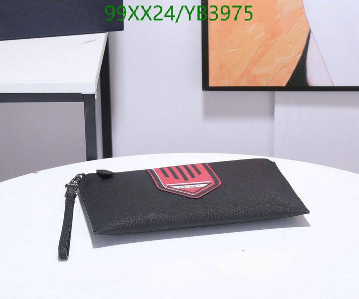 Prada Bag-(Mirror)-Clutch-,Code: YB3975,$: 99USD