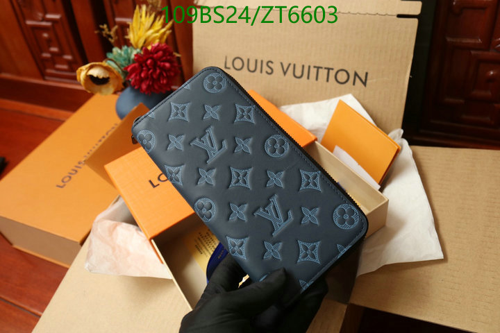 LV Bags-(Mirror)-Wallet-,Code: ZT6603,$: 109USD