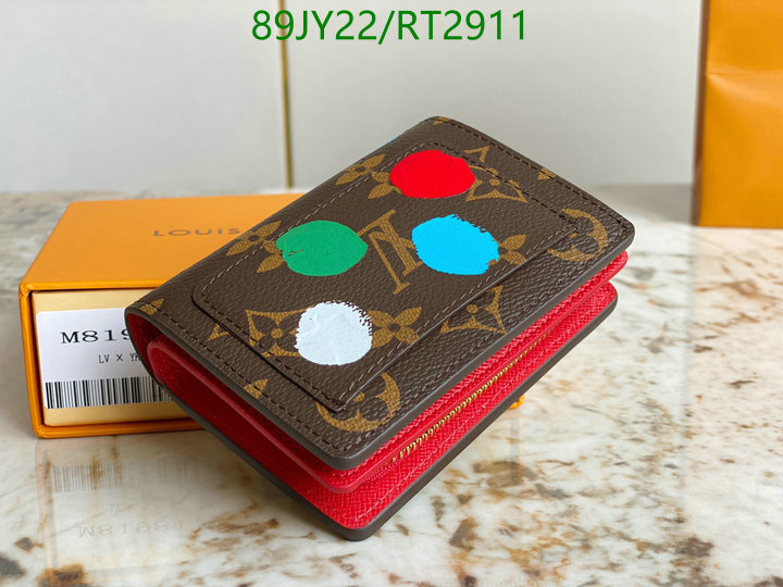 LV Bags-(Mirror)-Wallet-,Code: RT2911,$: 89USD