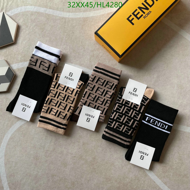 Sock-Fendi, Code: HL4280,$: 32USD