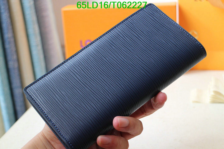 LV Bags-(Mirror)-Wallet-,Code: T062227,$: 65USD
