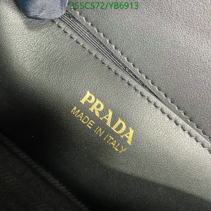Prada Bag-(Mirror)-Diagonal-,Code: YB6913,$: 255USD