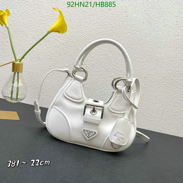 Prada Bag-(4A)-Handbag-,Code: HB885,$: 92USD