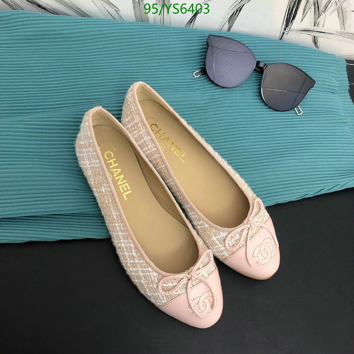 Chanel-Ballet Shoes,Code: YS6403,$: 95USD