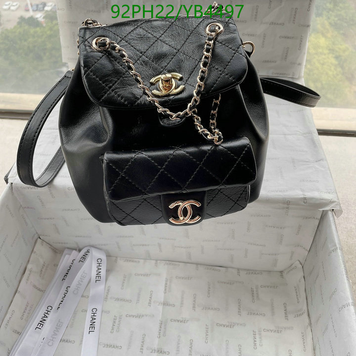 Chanel Bags ( 4A )-Backpack-,Code: YB4497,$: 92USD