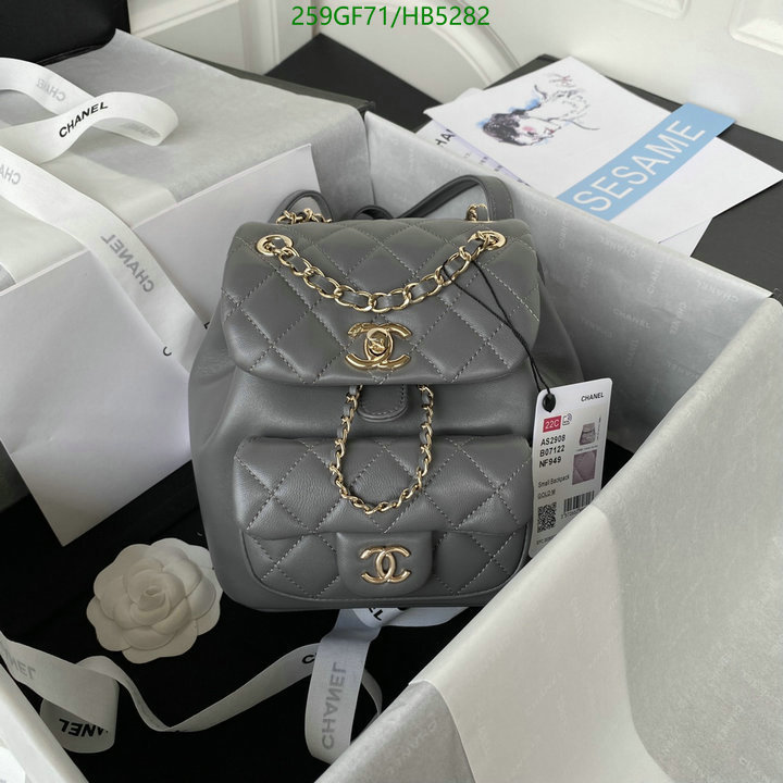 Chanel Bags -(Mirror)-Backpack-,Code: HB5282,$: 259USD