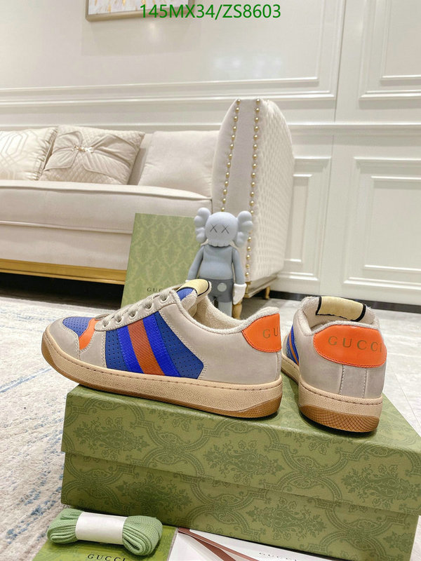 Men shoes-Gucci, Code: ZS8603,$: 145USD