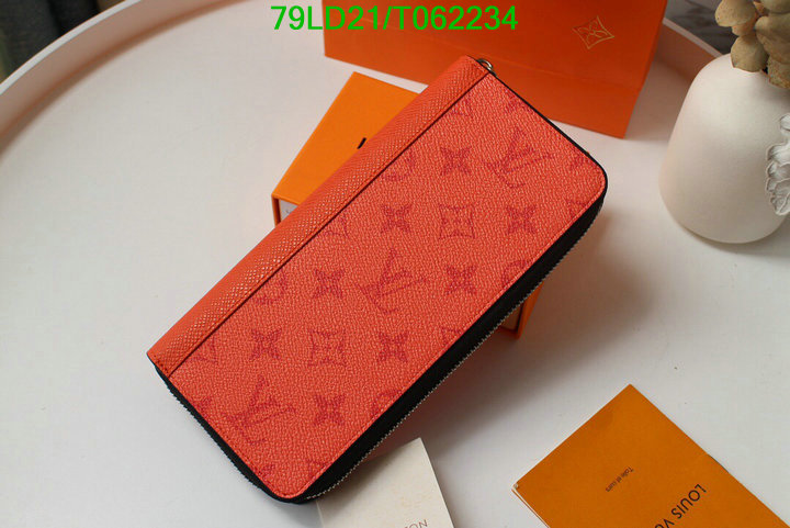 LV Bags-(Mirror)-Wallet-,Code: T062234,$: 79USD