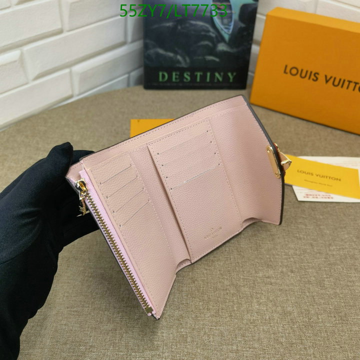 LV Bags-(4A)-Wallet-,Code: LT7733,$: 55USD