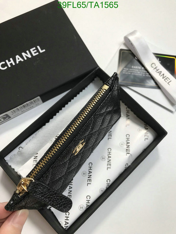 Chanel Bags ( 4A )-Wallet-,Code: TA1565,$: 39USD