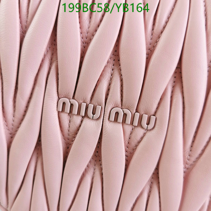 Miu Miu Bag-(Mirror)-Diagonal-,Code: YB164,$: 199USD