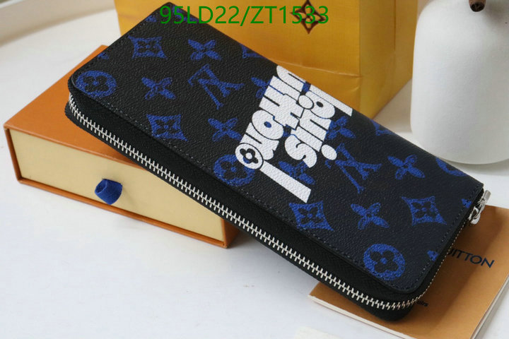 LV Bags-(Mirror)-Wallet-,Code: ZT1533,$: 95USD