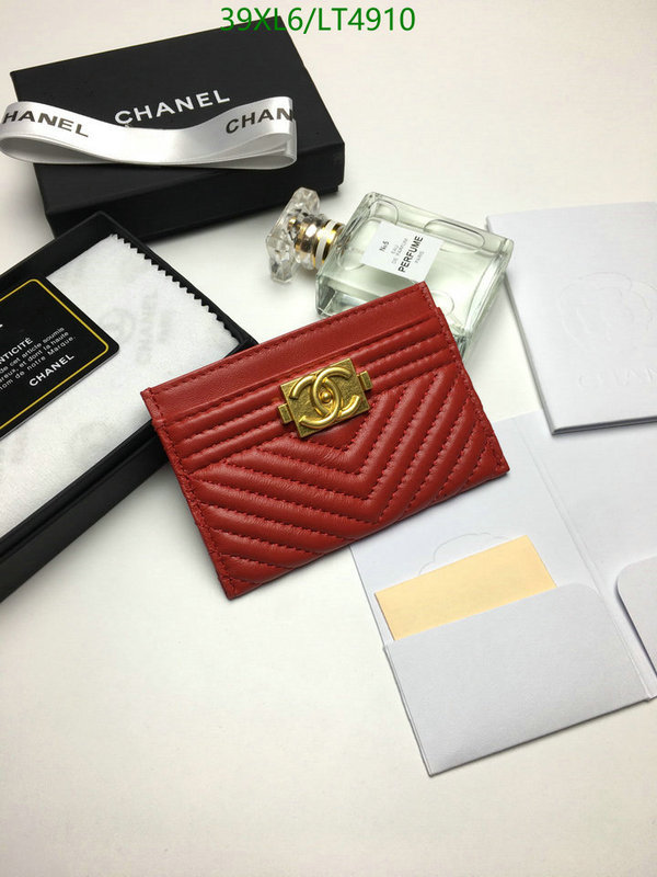 Chanel Bags ( 4A )-Wallet-,Code: LT4910,$: 39USD