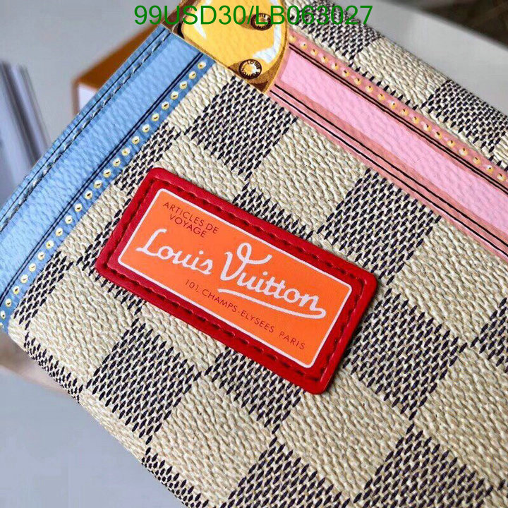 LV Bags-(Mirror)-Wallet-,Code: LB063027,$: 99USD