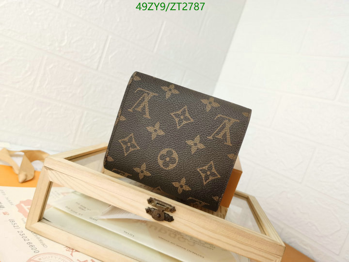 LV Bags-(4A)-Wallet-,Code: ZT2787,$: 49USD